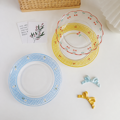 Maison Jardin Glass Plate
