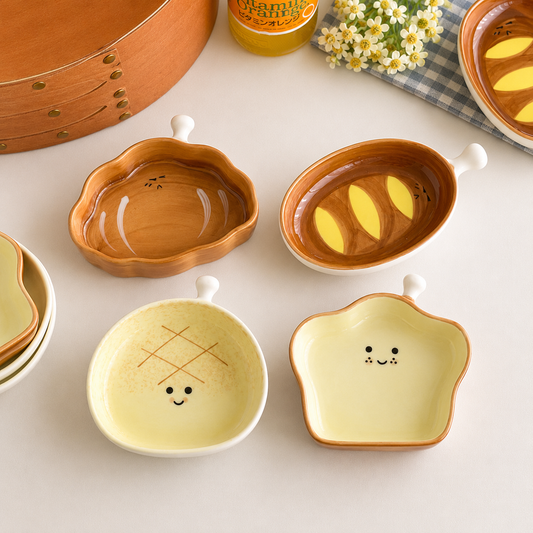 Toast Time Ceramic Sauce Dish