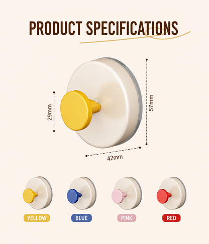 Candy Pop Suction Wall Hook (4 pcs)