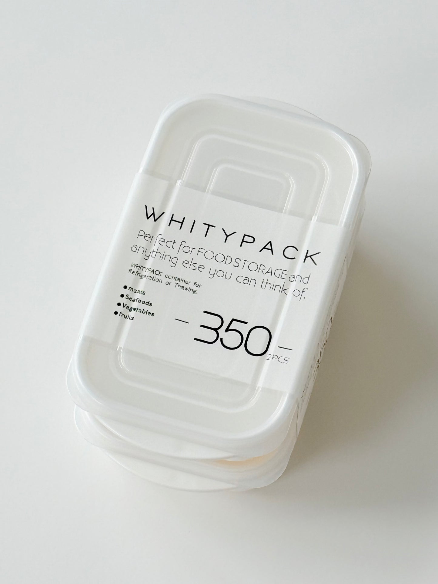 Food Storage Container - 2 Packs/ 350ml