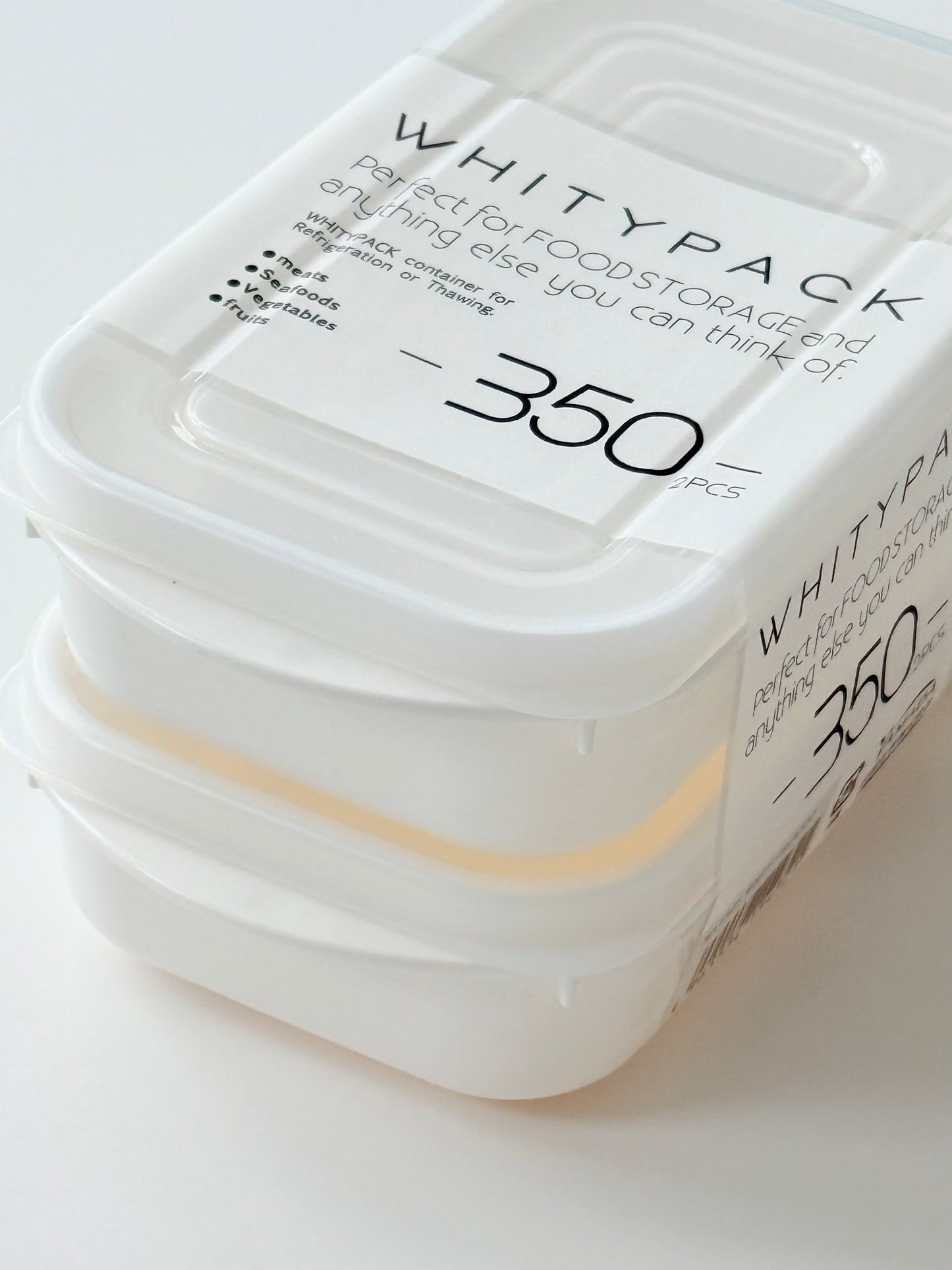 Food Storage Container - 2 Packs/ 350ml