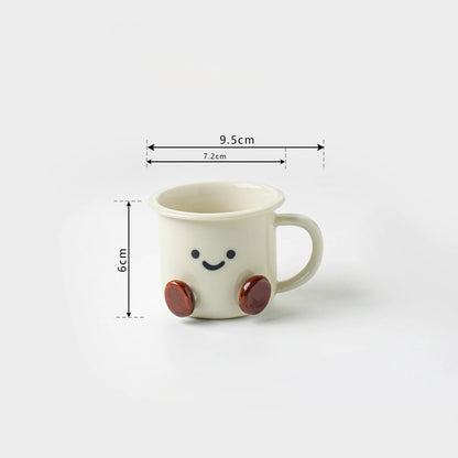 Smiley Bean Ceramic Collection-Mini Mug