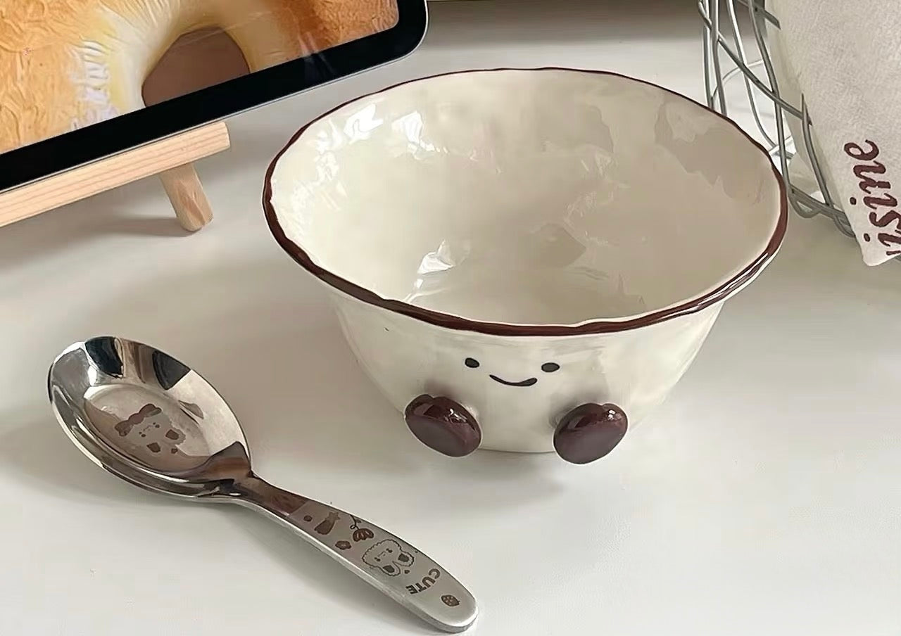 Smiley Bean Ceramic Collection-Small Bowl
