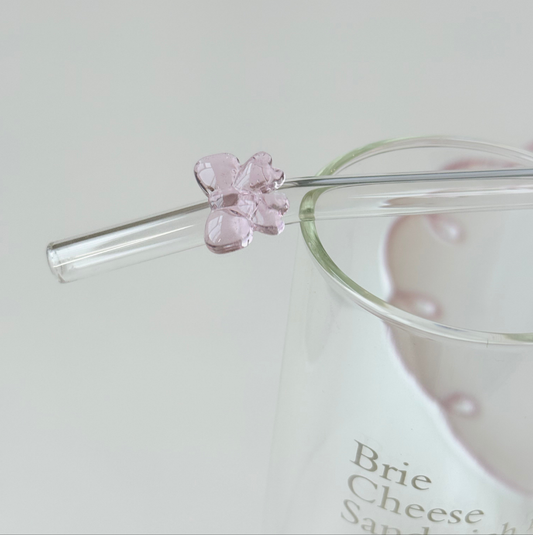 Glass Straw - Bowknot