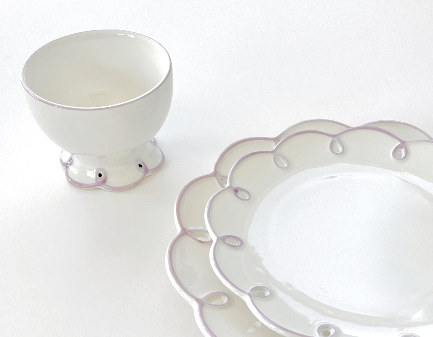 Violet Plate Set