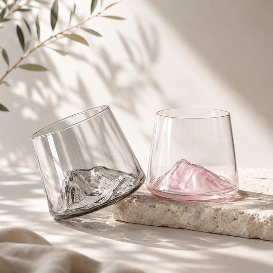 Fuji Peak Glass Cup