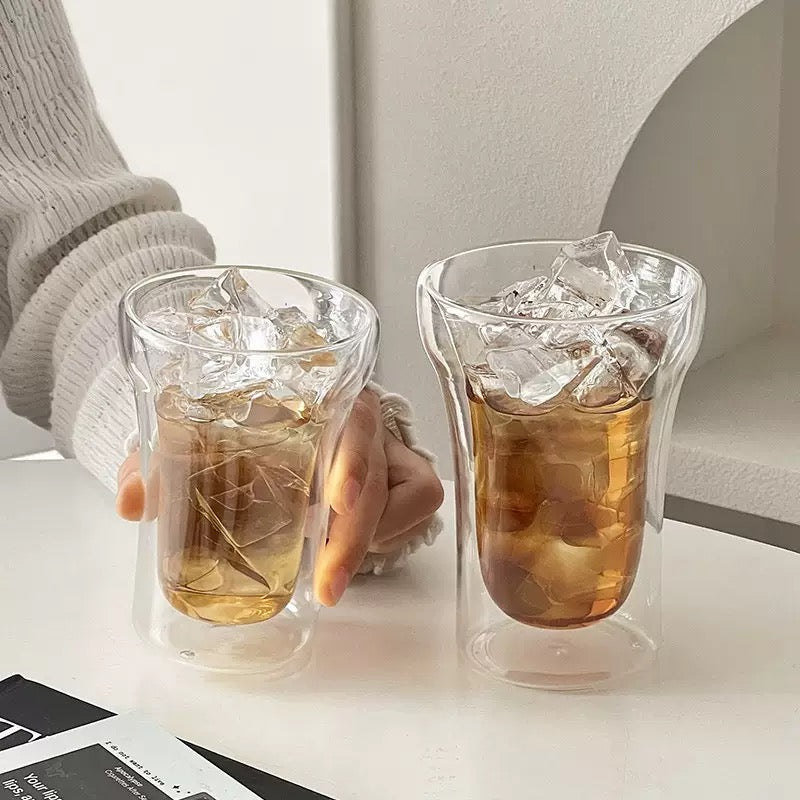 Aura Double Wall Glass Cup