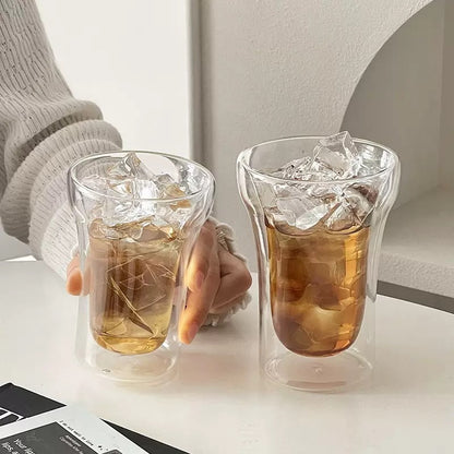 Aura Double Wall Glass Cup