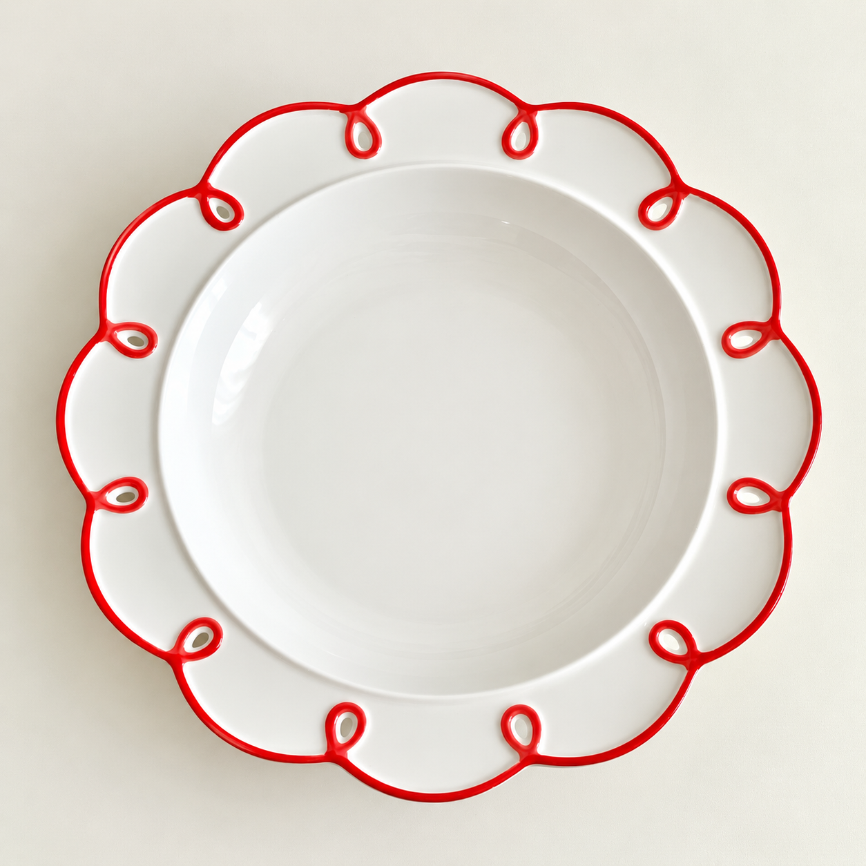 Apple Red 9’’ Soup Dish