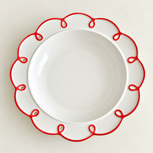 Apple Red 9’’ Soup Dish