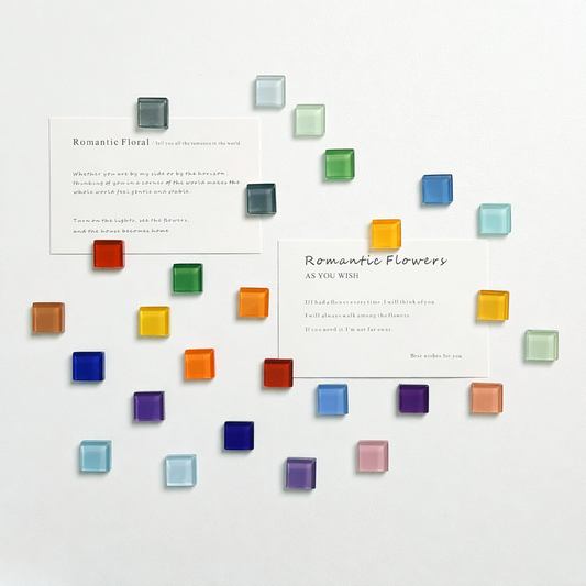 Prism Glass Magnet Set
