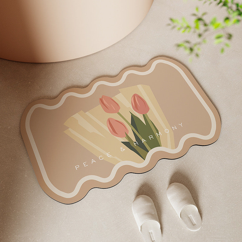 Tulip Diatom Bath Mat (2 Color)
