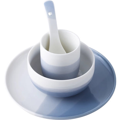 Gradient Blue Ceramic Dinnerware Set