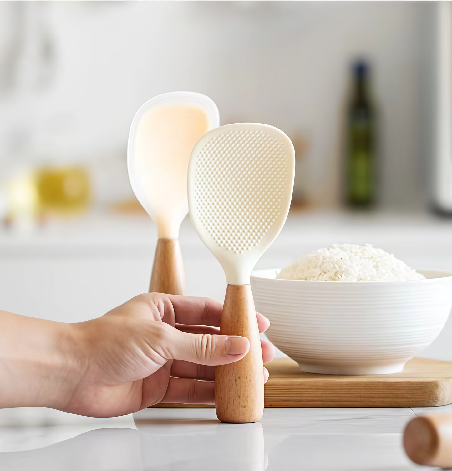StandEase Silicone Rice Paddle