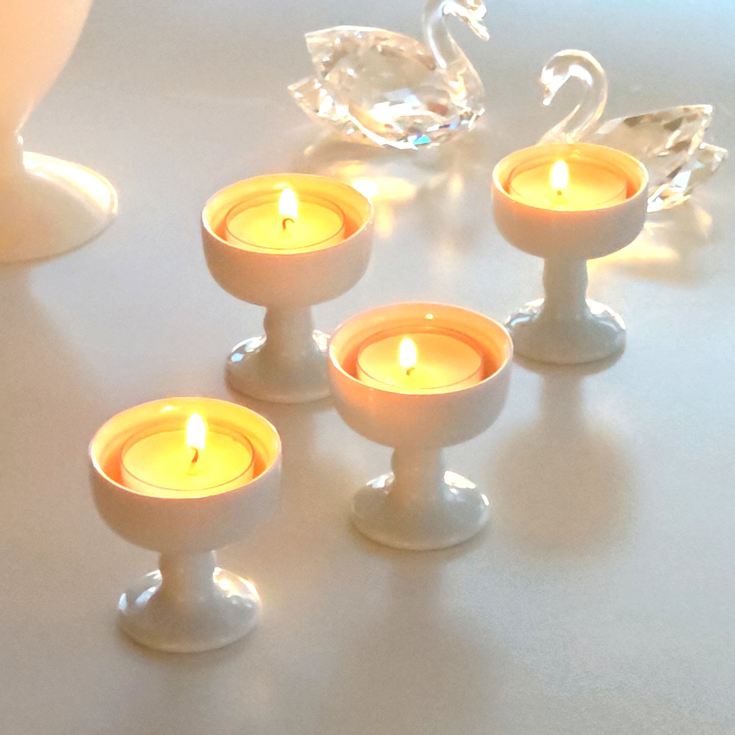 Mini Goblet Saucer/Candle Holder