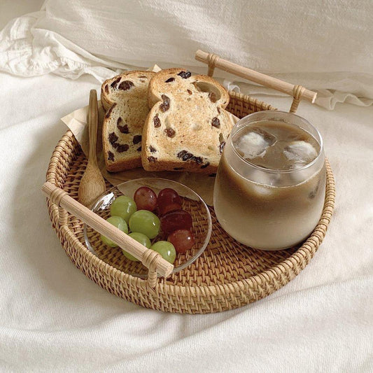 Handwoven Rattan Tray